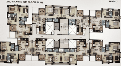 Project Image of 362.96 - 675.0 Sq.ft 1 BHK Apartment for buy in Jhala Tranquility Annexe C Wing