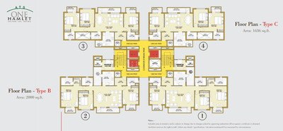 Project Image of 1484.0 - 2900.0 Sq.ft 3 BHK Apartment for buy in ATS One Hamlet