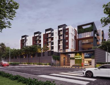 Project Image of 1168.0 - 1560.0 Sq.ft 2 BHK Apartment for buy in Sunshine Green Meadows