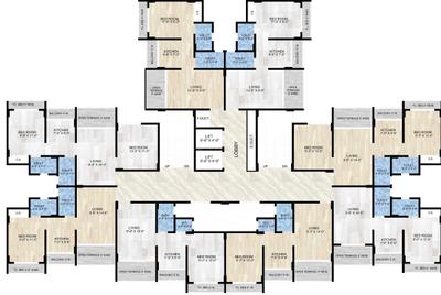 Project Image of 237.0 - 495.0 Sq.ft 1 RK Apartment for buy in Pakshal Garden City