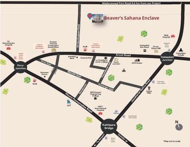 Project Image of 0.0 - 1000.0 Sq.ft 2 BHK Apartment for buy in Beaver Sahana Enclave