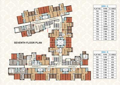 Project Image of 273.0 - 546.0 Sq.ft 1 RK Apartment for buy in Sagar Aradhna