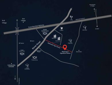 Project Image of 626.57 - 966.71 Sq.ft 2 BHK Apartment for buy in Majestique Signature Tower Phase 2