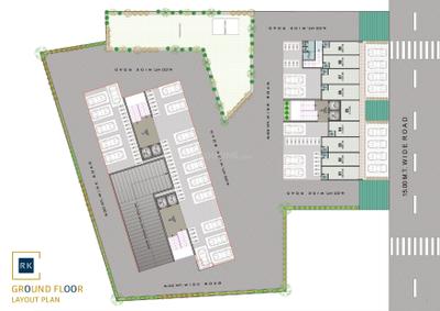 Project Image of 614.51 - 817.63 Sq.ft 2 BHK Apartment for buy in Radhe Realty Krishna Lake View