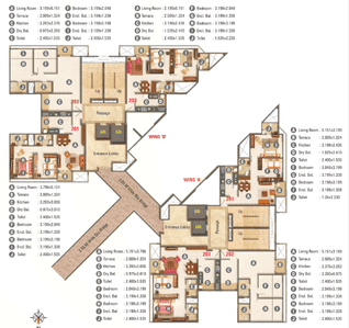Project Image of 638.3 - 981.67 Sq.ft 2 BHK Apartment for buy in Kumar Palmspring Towers