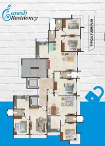 Project Image of 414.0 - 590.0 Sq.ft 1 BHK Apartment for buy in Shree Ganesh Residency