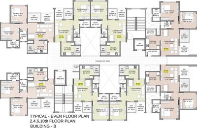 Project Image of 357.25 - 582.54 Sq.ft 1 BHK Apartment for buy in Gayatri Twin Towers Phase 1