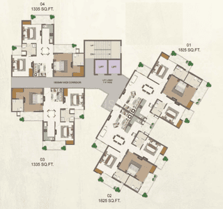 Project Image of 1335.0 - 2560.0 Sq.ft 3 BHK Apartment for buy in Migsun Atharva