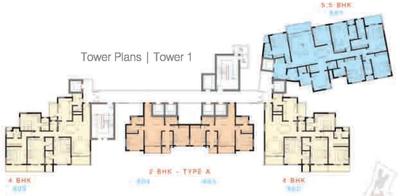 Project Image of 1416.0 - 3712.0 Sq.ft 3 BHK Apartment for buy in Radius Avenue 54