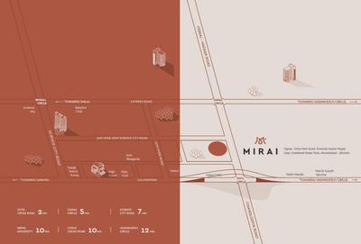 Project Image of 867.46 - 895.13 Sq.ft 3 BHK Apartment for buy in Mirambica Mirai