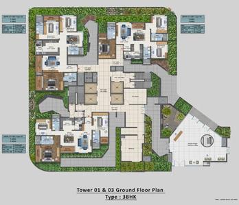Project Image of 1794.0 - 5143.0 Sq.ft 2.5 BHK Apartment for buy in Sattva Aangane