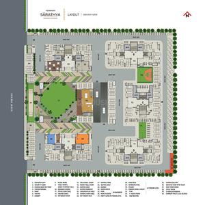 Project Image of 832.16 - 861.87 Sq.ft 3 BHK Apartment for buy in Vishwanath Sarathya West