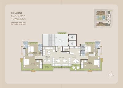 Project Image of 1223.0 - 2456.0 Sq.ft 3 BHK Apartment for buy in Ved Courtyard Palladium