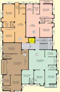 Project Image of 755.0 - 1427.0 Sq.ft 2 BHK Apartment for buy in Vaishnawi Vaishnavi Regency