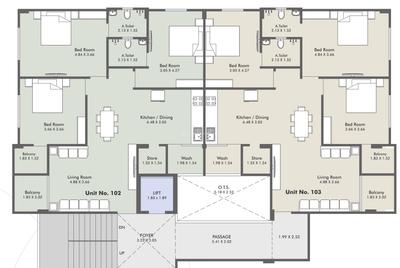 Aswad Developers Legacy Heights Layout Plan 1