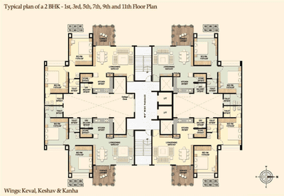 Project Image of 1574.0 - 2158.0 Sq.ft 3 BHK Apartment for buy in Samraat Vrindavan
