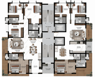 Project Image of 2247.0 - 2807.0 Sq.ft 3 BHK Apartment for buy in Goyal Citara