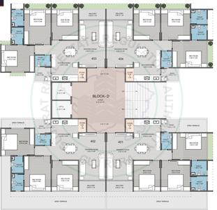 Project Image of 603.21 - 859.93 Sq.ft 2 BHK Apartment for buy in R J Radhe Elysium