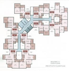 Project Image of 352.0 - 536.0 Sq.ft 1 BHK Apartment for buy in Ganesh Gods County A Wing