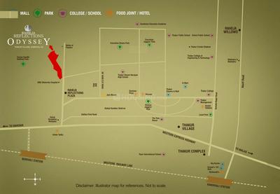Project Image of 2214.0 - 2245.0 Sq.ft 4 BHK Apartment for buy in Raheja Reflections Odyssey