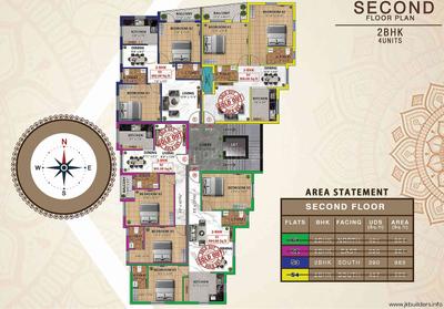 Project Image of 883.0 - 904.0 Sq.ft 2 BHK Apartment for buy in J K Shenbagam Enclave