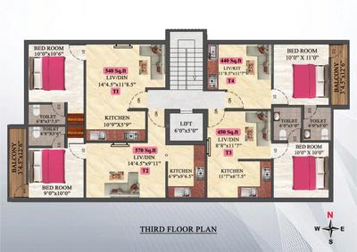 Project Image of 900.0 - 1100.0 Sq.ft 2 BHK Apartment for buy in Aura Eeshan