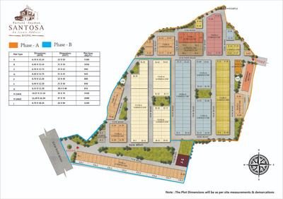 Project Image of 800.0 - 1200.0 Sq.ft Residential Plot Plot for buy in Fortune Soumya Santosa Phase A