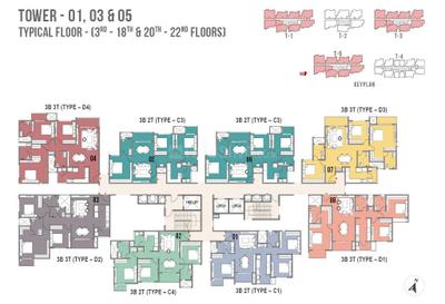 Project Image of 734.0 - 1221.0 Sq.ft 2 BHK Apartment for buy in Prestige Palm Court