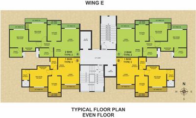 Project Image of 394.0 - 668.22 Sq.ft 1 BHK Apartment for buy in Swastik Epitome Building 2 Phase III 15 To 21 Floors