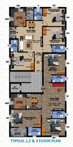 Project Image of 1270.0 - 1356.0 Sq.ft 3 BHK Apartment for buy in GCC Sakthi And Sivam