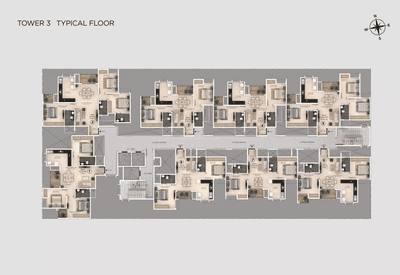 Project Image of 986.0 - 1494.0 Sq.ft 2 BHK Apartment for buy in Provident Botanico