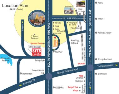 Project Image of 1350.0 - 9000.0 Sq.ft Residential Plot Plot for buy in LNR Sree Yadadri Township