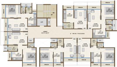 Project Image of 185.0 - 660.0 Sq.ft 1 RK Apartment for buy in Ashiana Pratik Hills