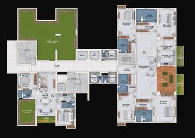 Project Image of 1796.0 - 2425.0 Sq.ft 3 BHK Apartment for buy in ATK The Burj