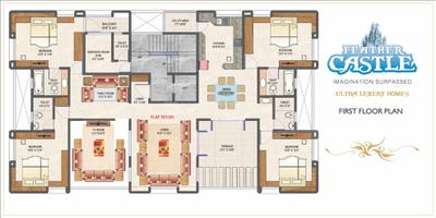 Project Image of 2535.0 - 2850.0 Sq.ft 4 BHK Apartment for buy in Mittal Feather Castle