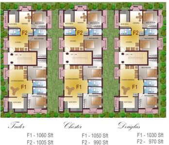 Project Image of 630.0 - 1060.0 Sq.ft 1 BHK Apartment for buy in Four Bradley Homes