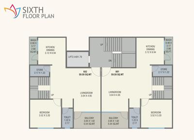 Project Image of 659.61 - 1246.46 Sq.ft 2 BHK Apartment for buy in Shivangan Keshav Complex