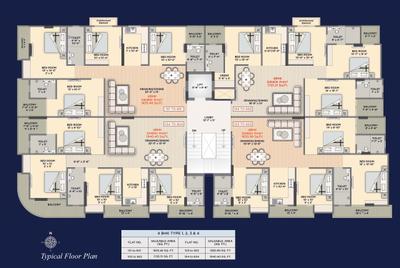 Project Image of 1047.97 - 1102.98 Sq.ft 4 BHK Apartment for buy in RR Pallacia