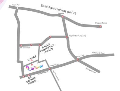 PG Krishna Carnival Location Plan 3