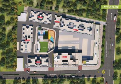 Project Image of 539.38 - 863.59 Sq.ft 2 BHK Apartment for buy in DR Gavhane Destination Ostia Bldg H1