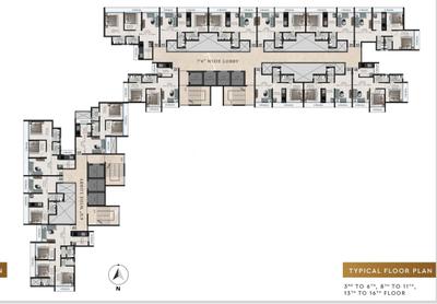 Project Image of 383.0 - 1054.0 Sq.ft 1 BHK Apartment for buy in Gami Nirvana