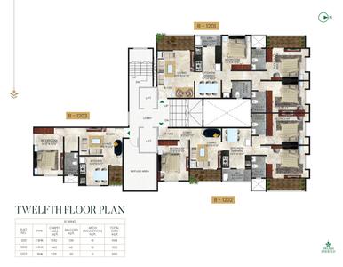 Project Image of 1612 Sq.ft 3 BHK Apartment / Flat for sale in Erandwane for Rs. 24800000