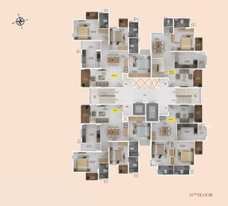 Project Image of 1162.0 - 2424.0 Sq.ft 2 BHK Apartment for buy in Varma Trident