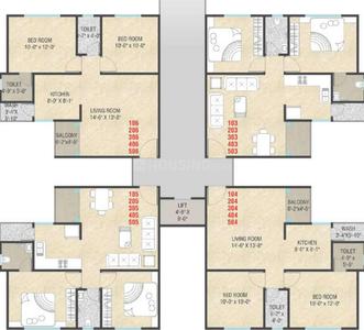 Project Image of 950.0 - 1334.0 Sq.ft 2 BHK Apartment for buy in Shiv Aashray Residency