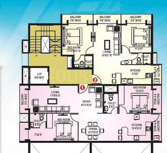 Project Image of 1000.0 - 1495.0 Sq.ft 2 BHK Apartment for buy in Bhoomi Samskruthi