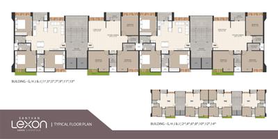 Project Image of 833.34 - 865.09 Sq.ft 3 BHK Apartment for buy in Santvan Lexon