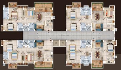 Project Image of 928.0 - 1946.0 Sq.ft 2 BHK Apartment for buy in Uttarayan Shreejoni II