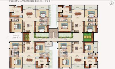 Project Image of 2319.0 - 2432.0 Sq.ft 3 BHK Apartment for buy in Royal Nesto