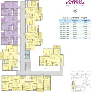 Project Image of 673.0 - 2769.0 Sq.ft 1 BHK Apartment for buy in Vivansaa Baalsam