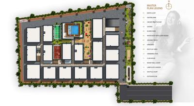 Project Image of 1116.0 - 1521.0 Sq.ft 2 BHK Apartment for buy in Trusted Walls Krishna Meridian